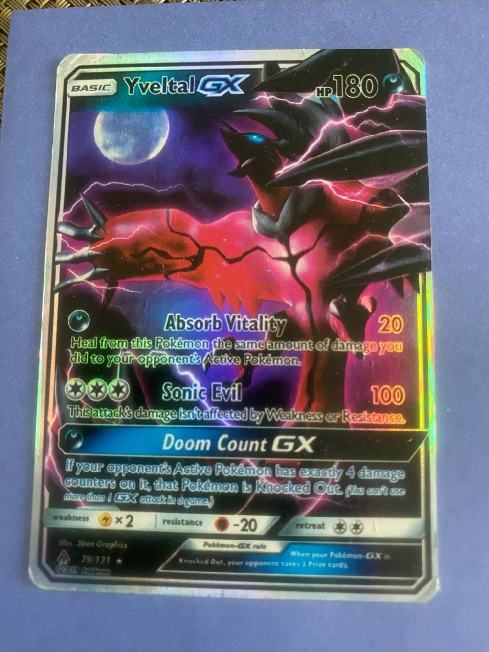 Pokémon TCG Yveltal-GX & Alolan Exeggutor Card Lot - Black & Green